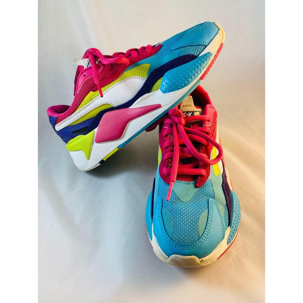 Rare Puma RS-X3 Puzzle Sneakers Women's Size 8.5